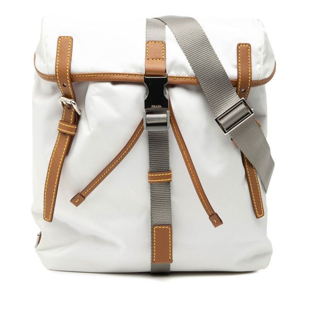 Prada Tessuto Triangle Logo Shoulder Bag